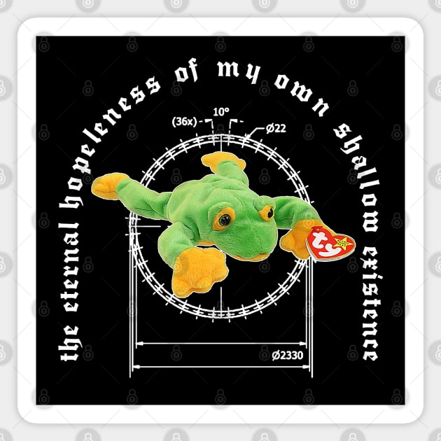 The Eternal Hopelessness Of My Own Existence Sticker by DankFutura